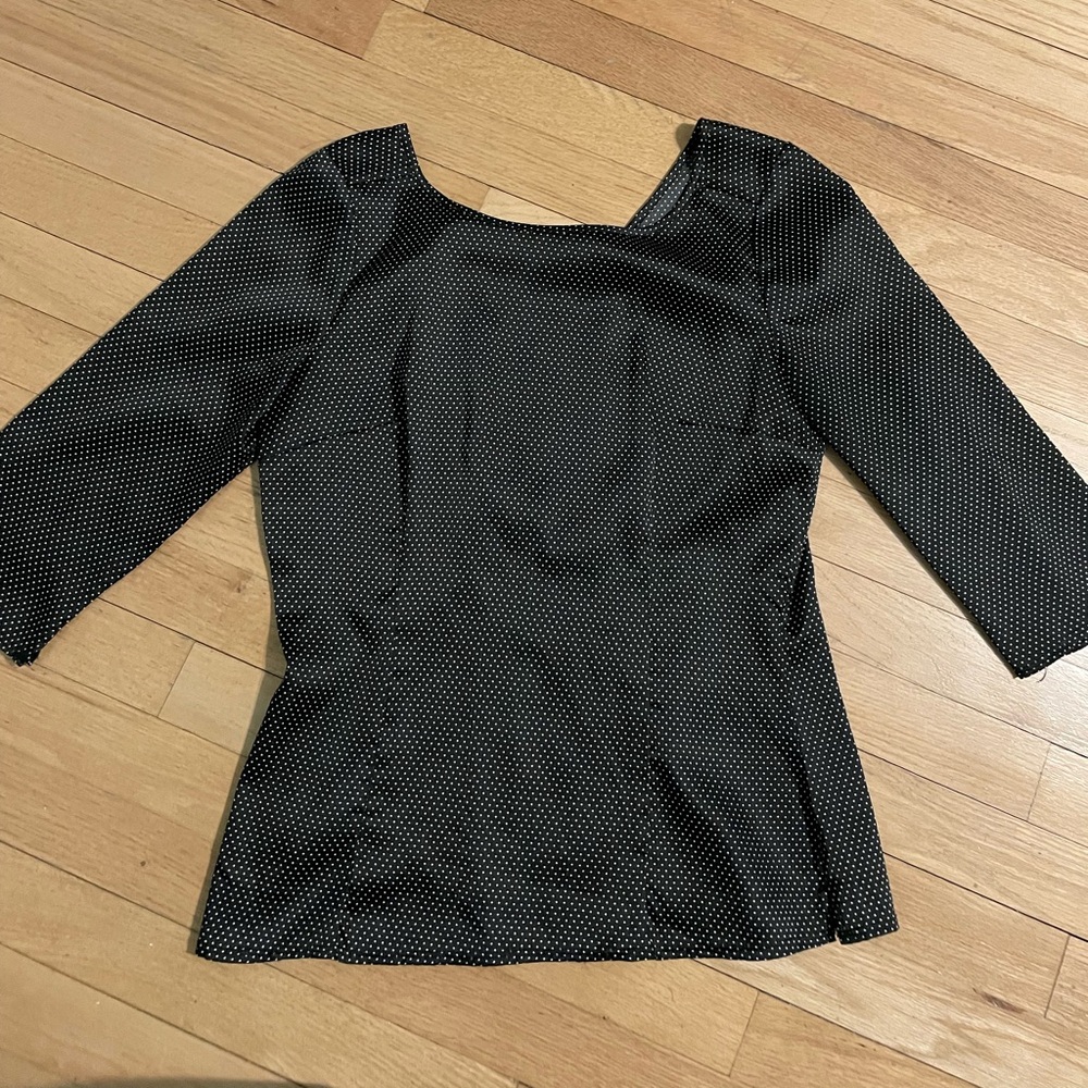 Black & White Polka Dot Blouse